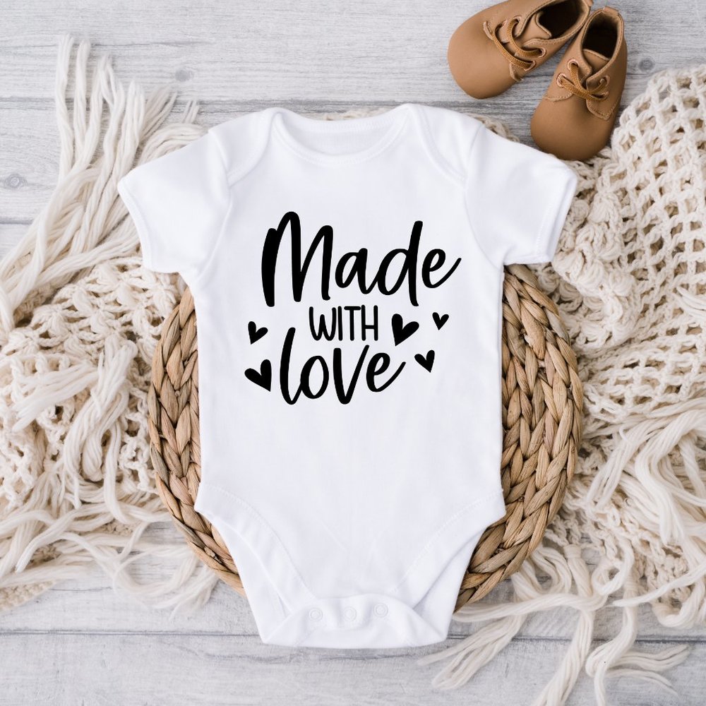 Made with Love Baby Onesie